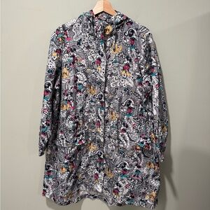 Vera Bradley X Disney Mickey and Friends Paisley Packable Rain Coat XL